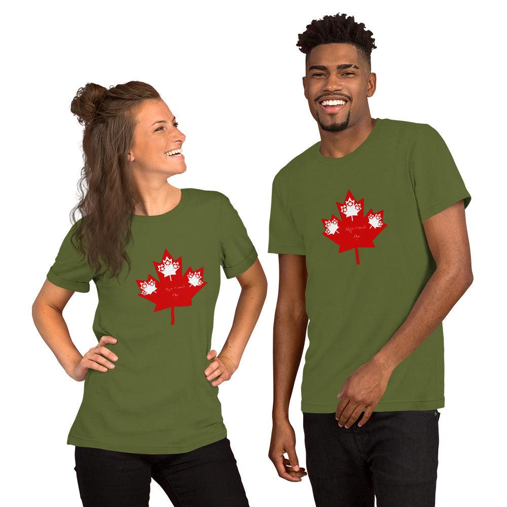 Unisex t-shirt For Canada Day Front Side - Mina's Planet