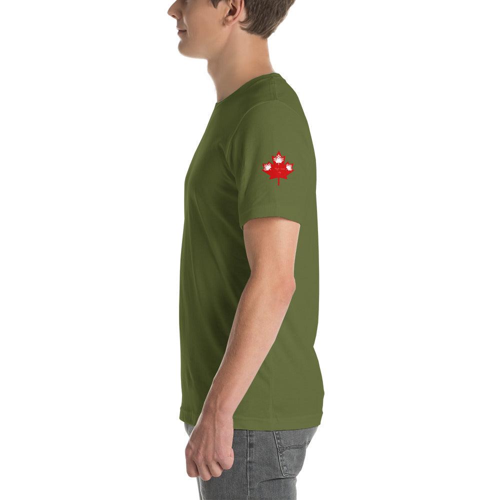 Unisex t-shirt Canada Day Left Arm - Mina's Planet