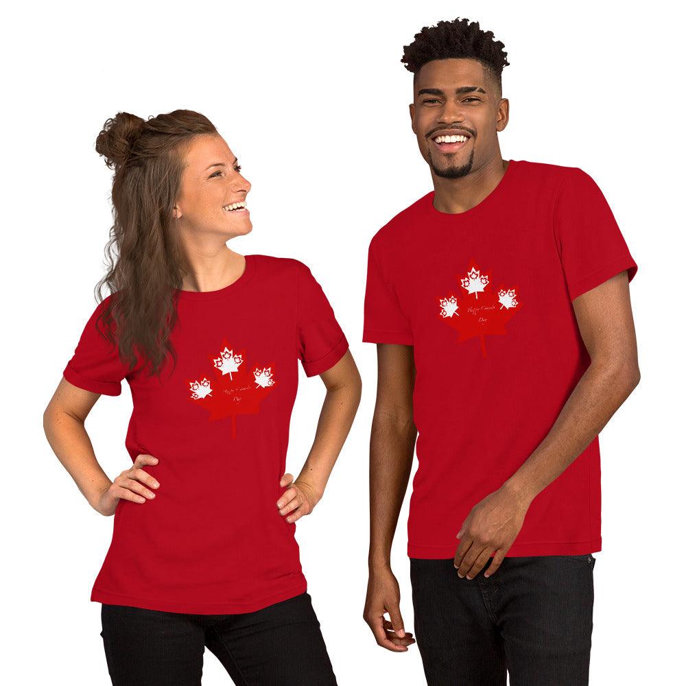 Unisex t-shirt For Canada Day Front Side - Mina's Planet