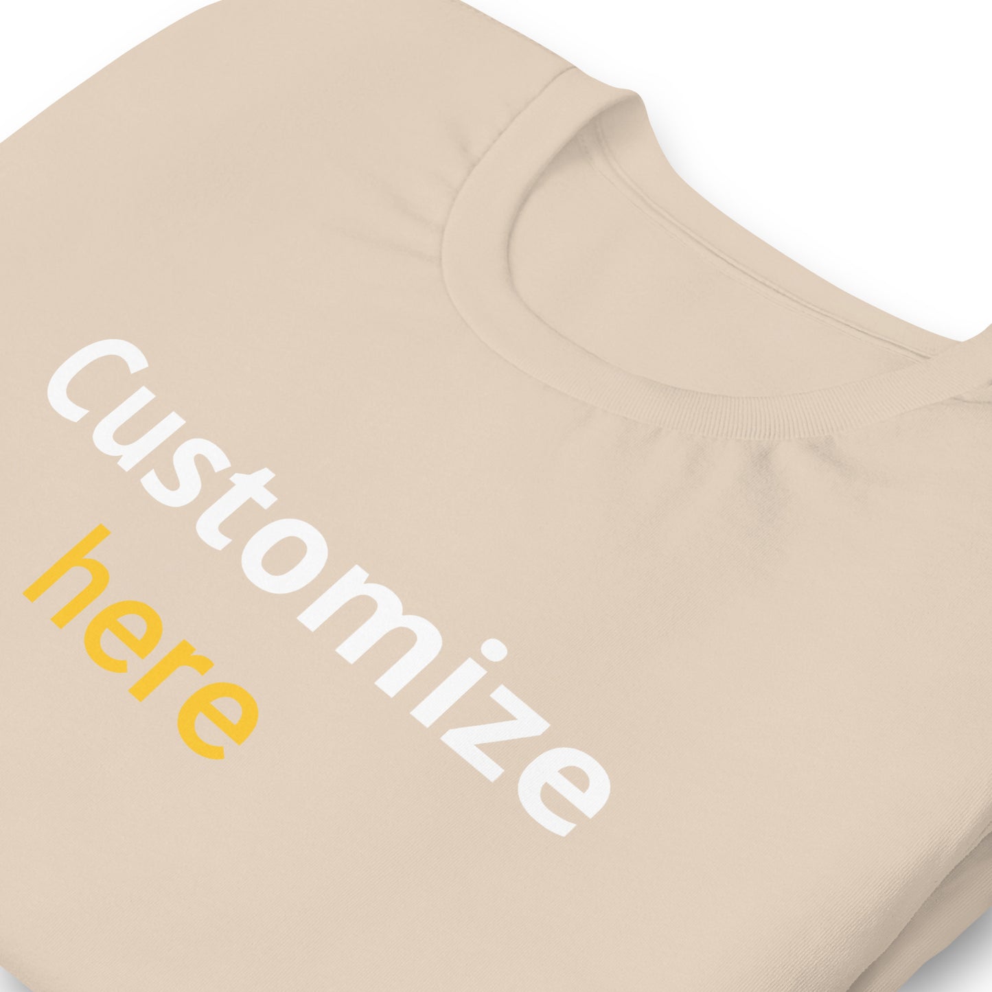 Customize T-shirts Unisex t-shirt