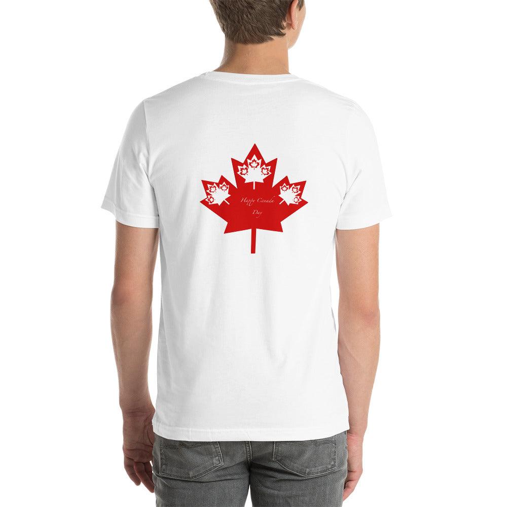 Unisex t-shirt Canada Day Back Side - Mina's Planet