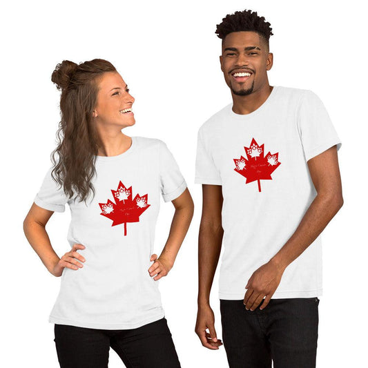 Unisex t-shirt For Canada Day Front Side - Mina's Planet