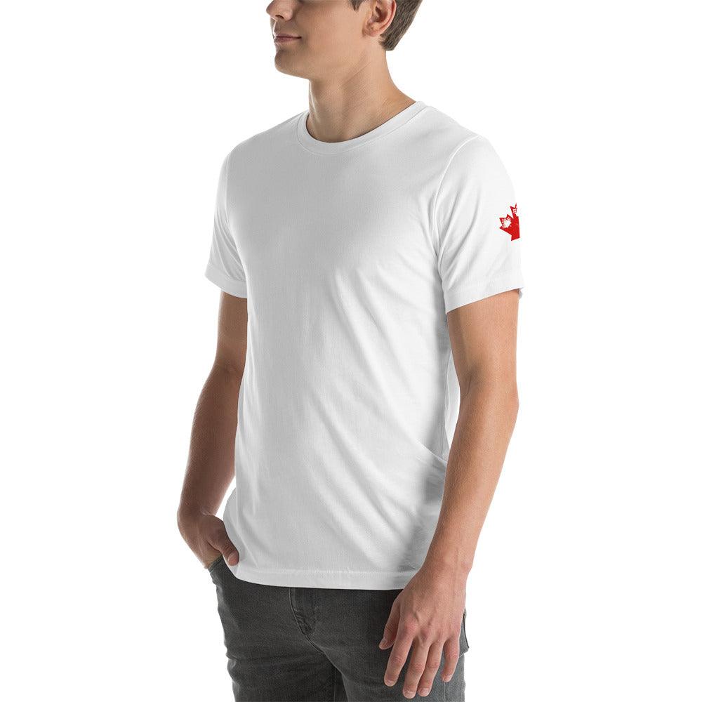 Unisex t-shirt Canada Day Left Arm - Mina's Planet